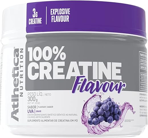 Atlhetica Nutrition 100% Creatine Flavour (300 G) Uva