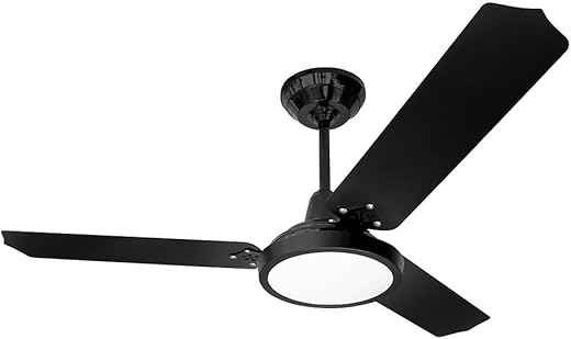 Ventilador de Teto LorenSid Diplomata Lumi LED Preto (127, Volts)