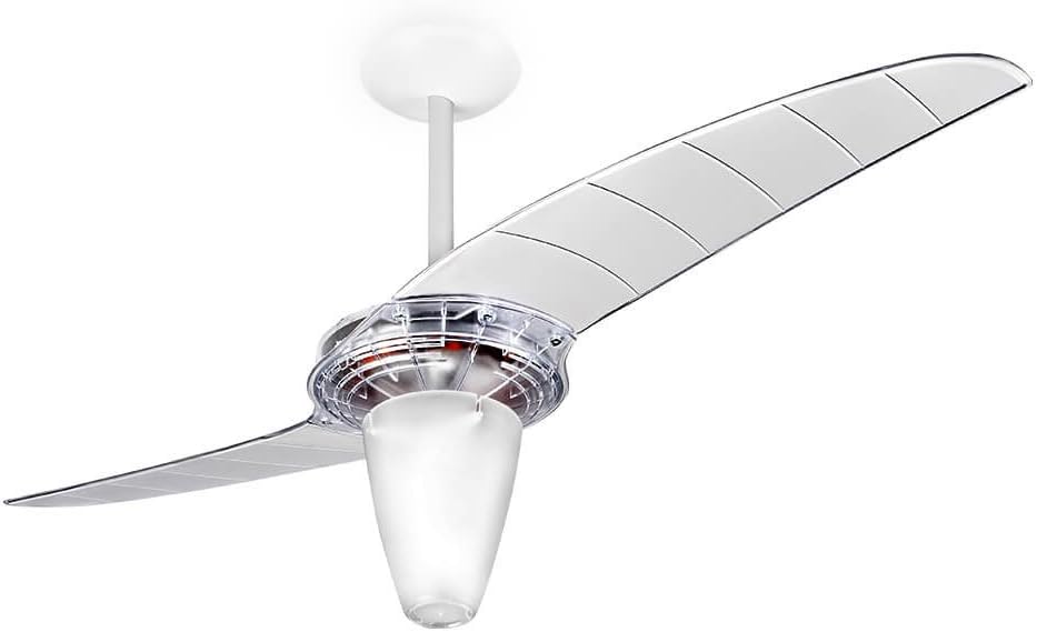 Ventilador de Teto Spirit 201 Cristal Lustre Cônico - 127V